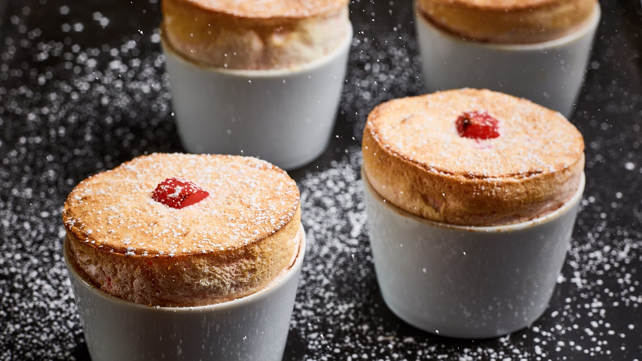 Rhubarb souffle - Step 1