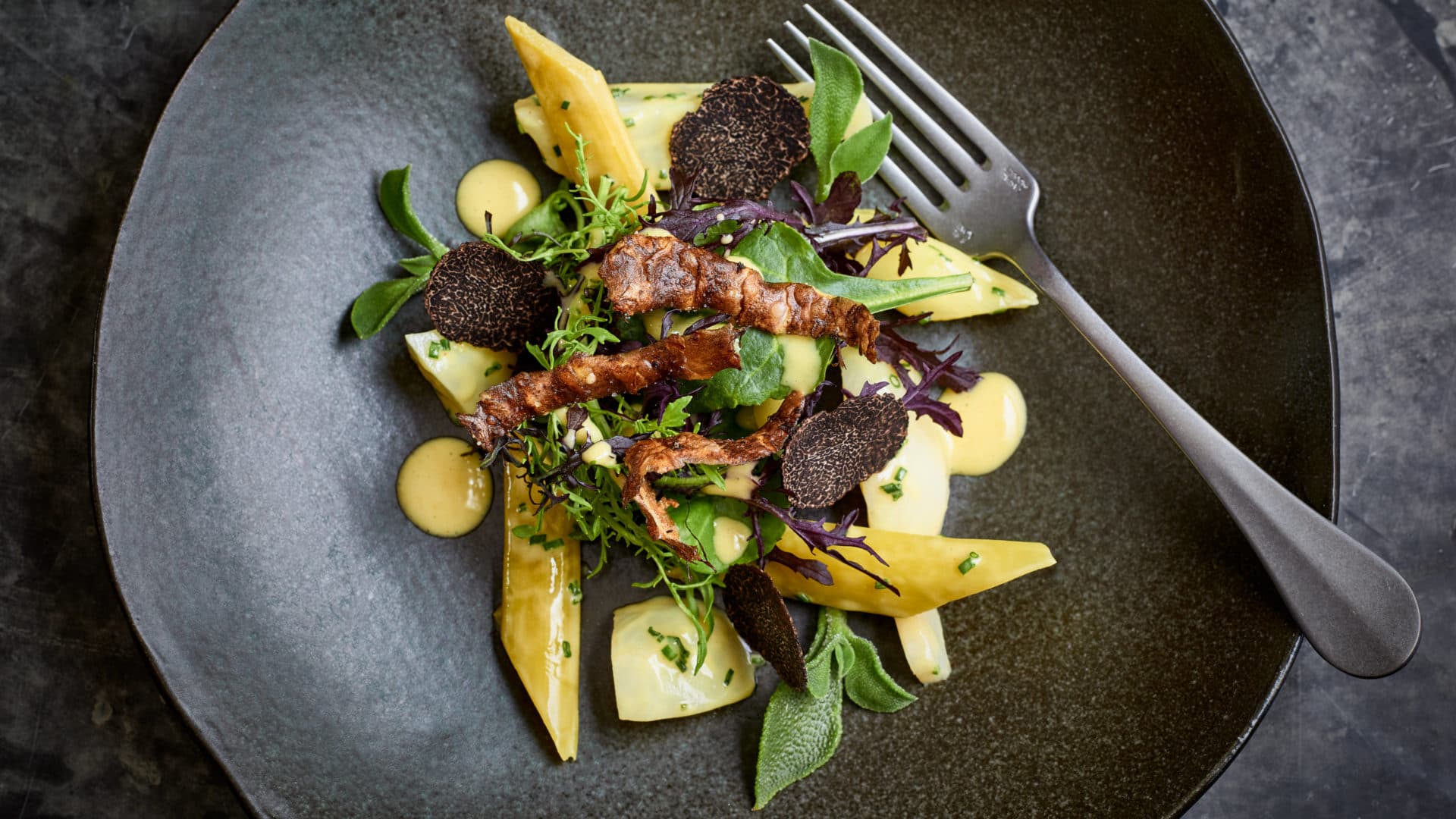 Jerusalem artichoke salad - Step 1