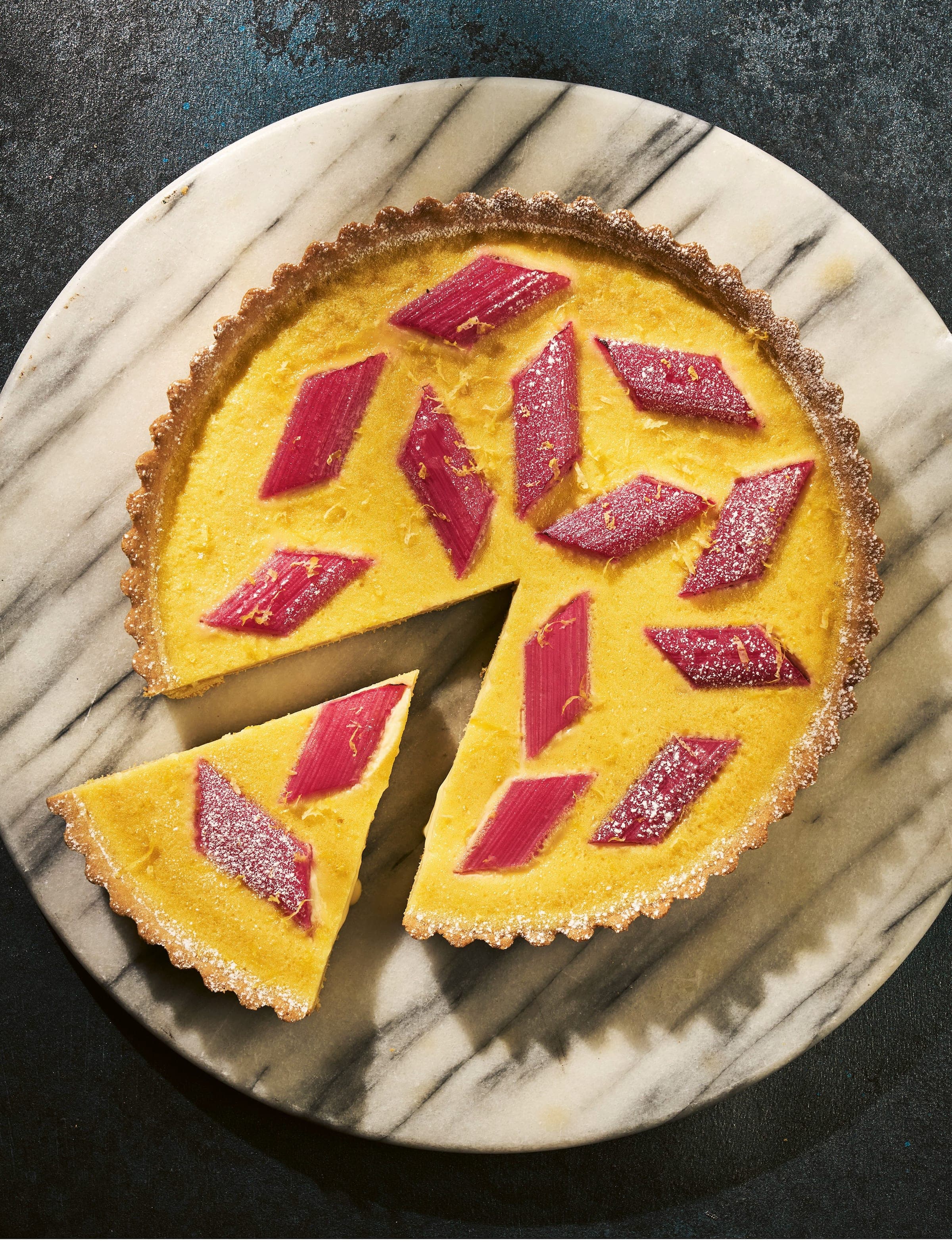 Rhubarb and Lemon Tart - Step 1