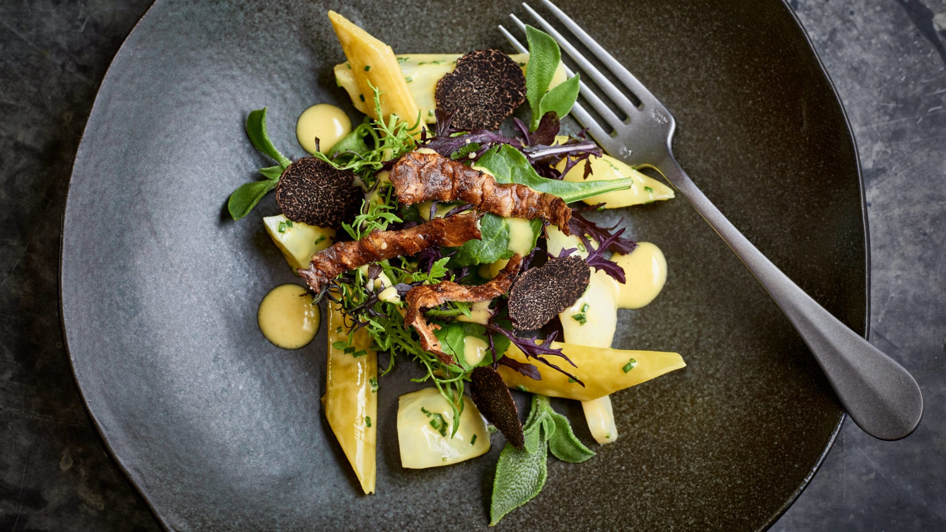 Jerusalem artichoke salad - Step 1