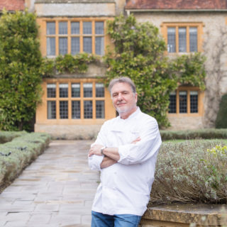 Raymond Blanc in the gardens