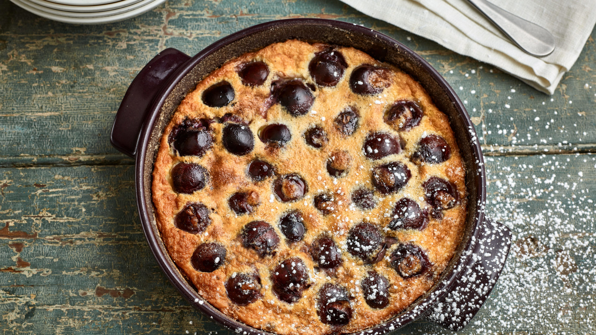 Cherry clafoutis