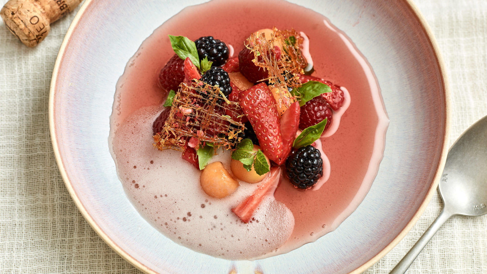 Red fruit soup recipe Raymond Blanc OBE