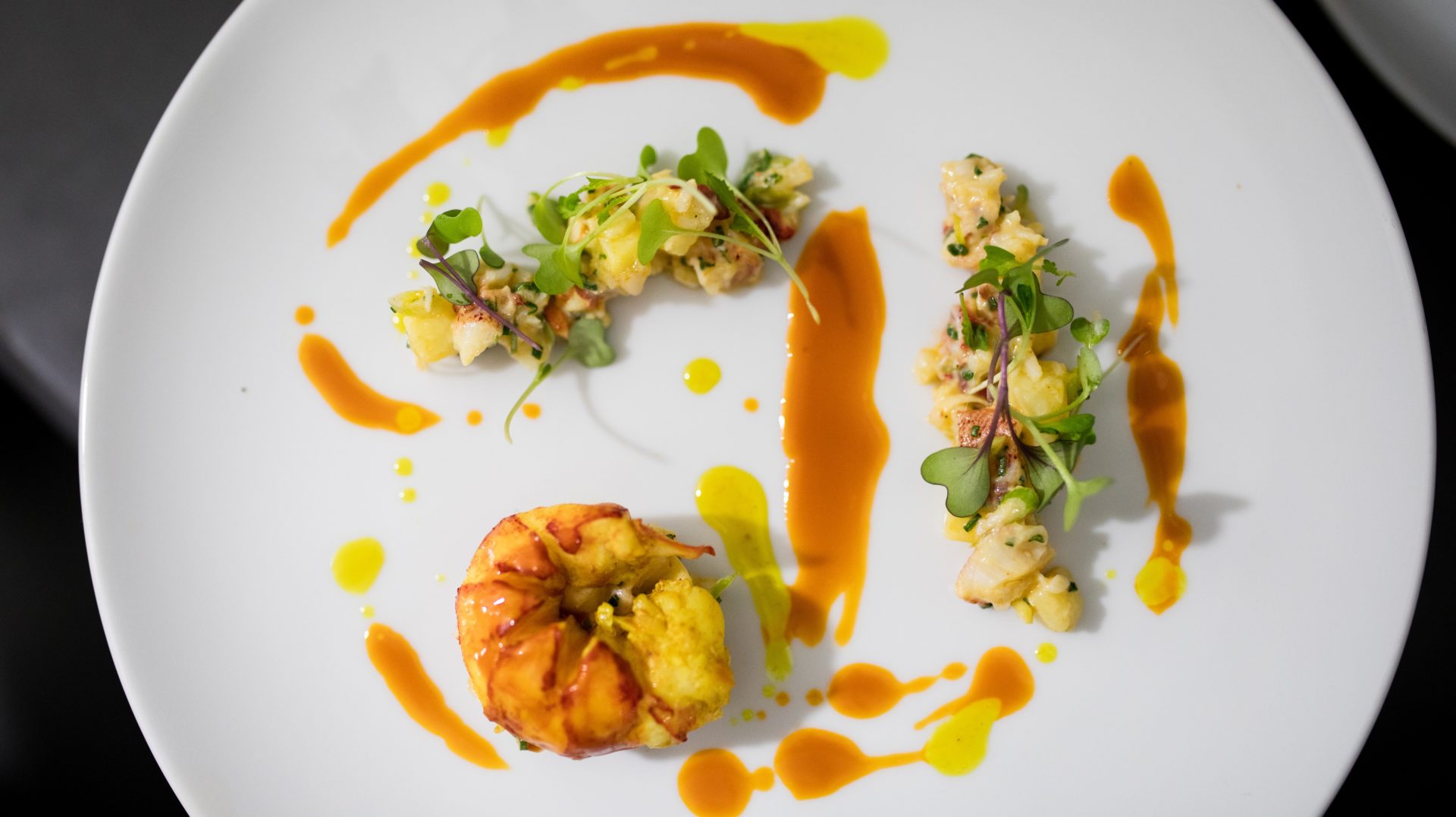 Lobster dish at Royal Ascot by Raymond Blanc